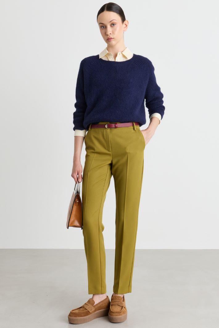 Chino trousers - GREEN - Intrend