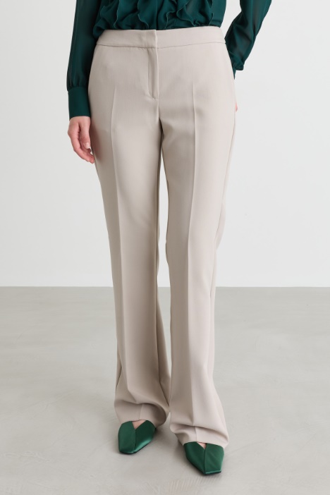 Pantalone flare stretch