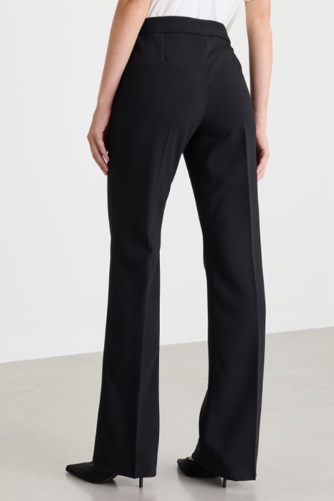 Pantalone flare stretch