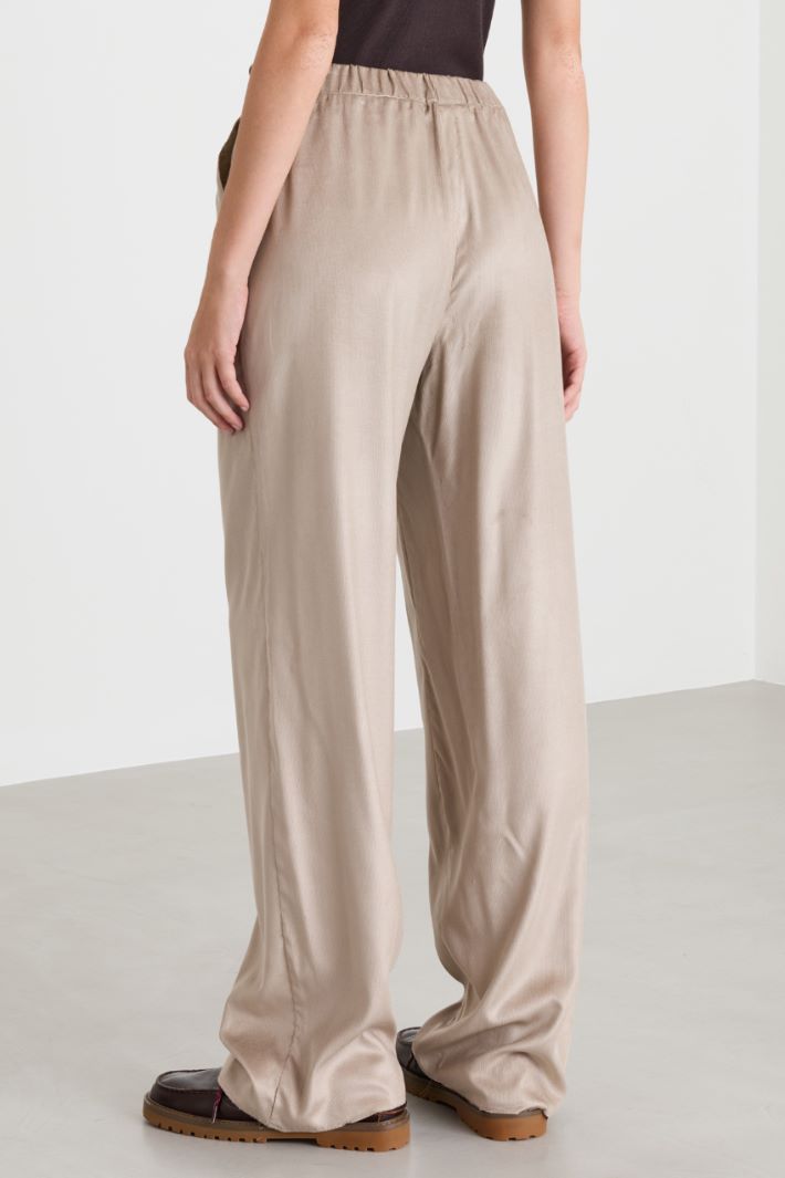 Needlecord trousers - GREY - Intrend - 4