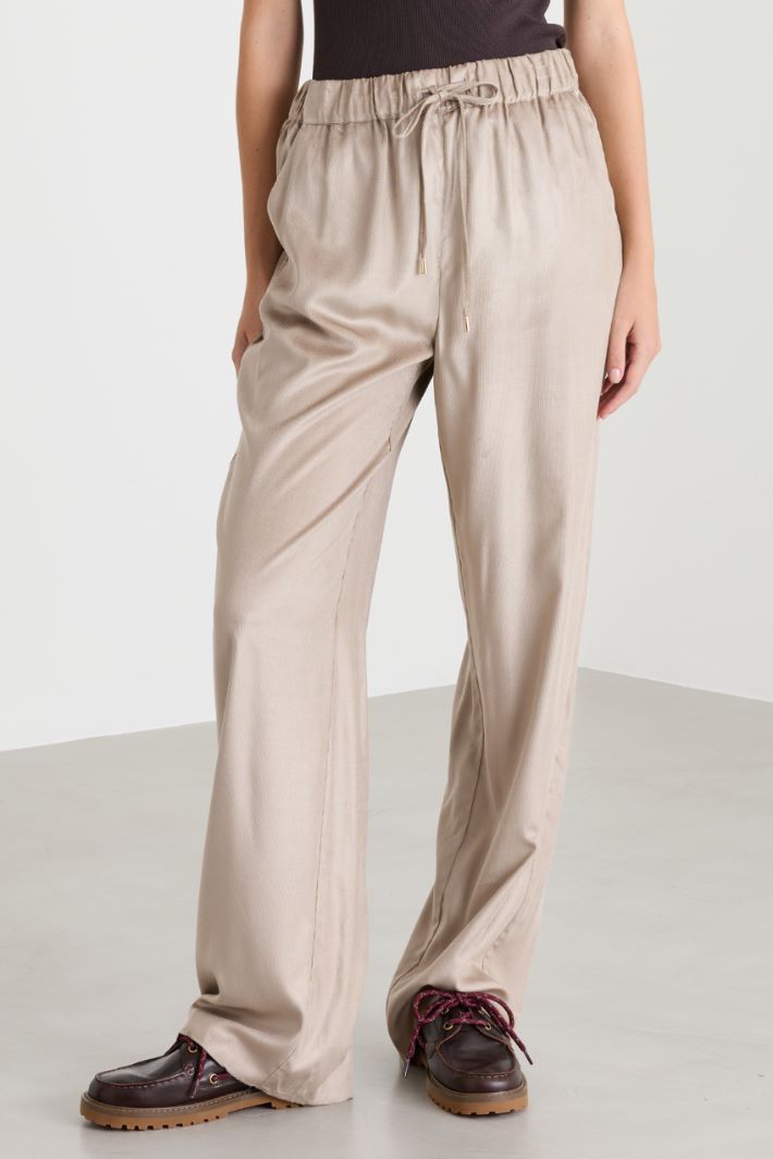 Needlecord trousers - GREY - Intrend - 2
