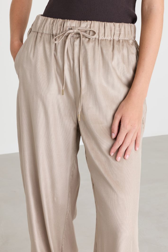 Needlecord trousers - GREY - Intrend - 3