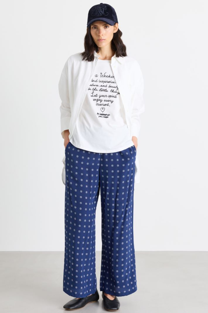 Cropped-Hose - BLAU - Intrend
