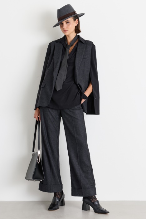 Flannel trousers - Intrend