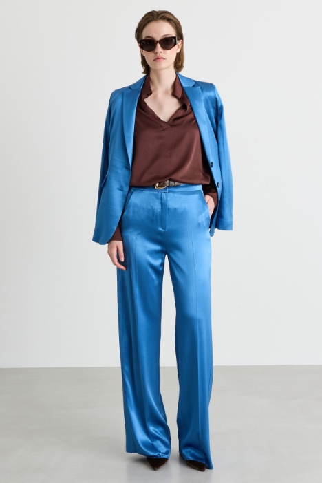 Satin trousers - Intrend