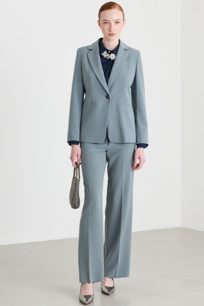 Pantalon droit - GRIS - Intrend