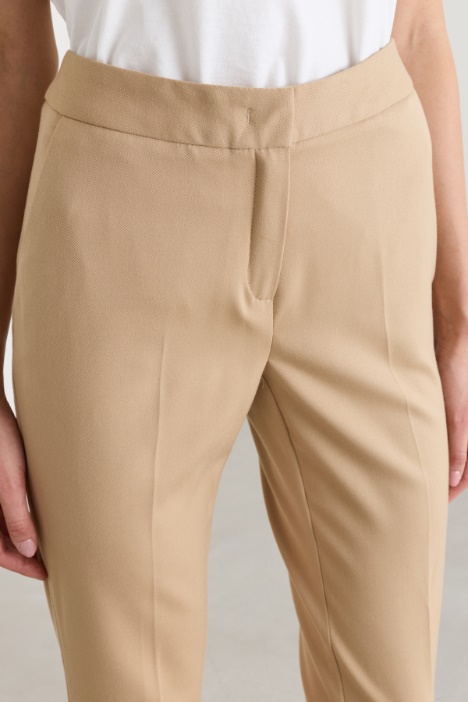 Pantalone dritto in flanella