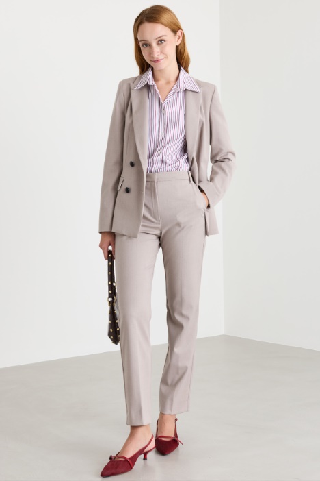 Flannel trousers - Intrend
