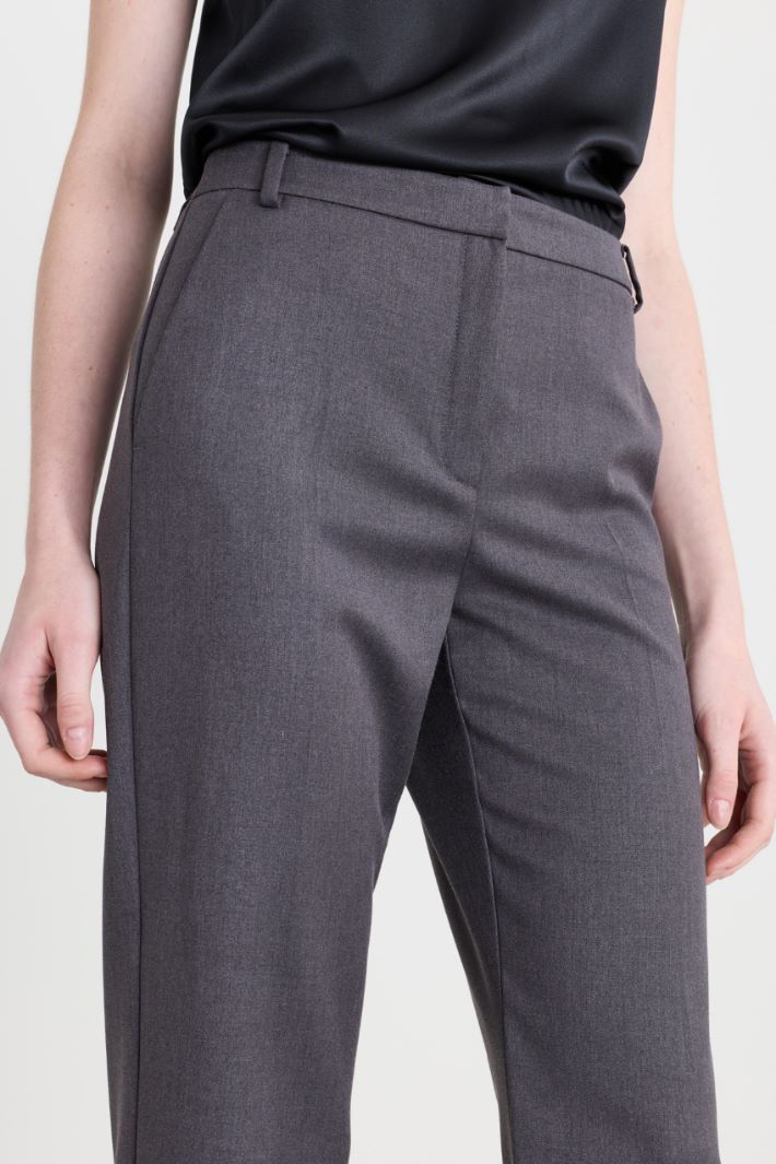 Flannel trousers - GREY - Intrend - 3