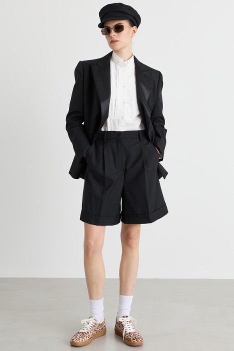 Pantalone corto in tela - Intrend