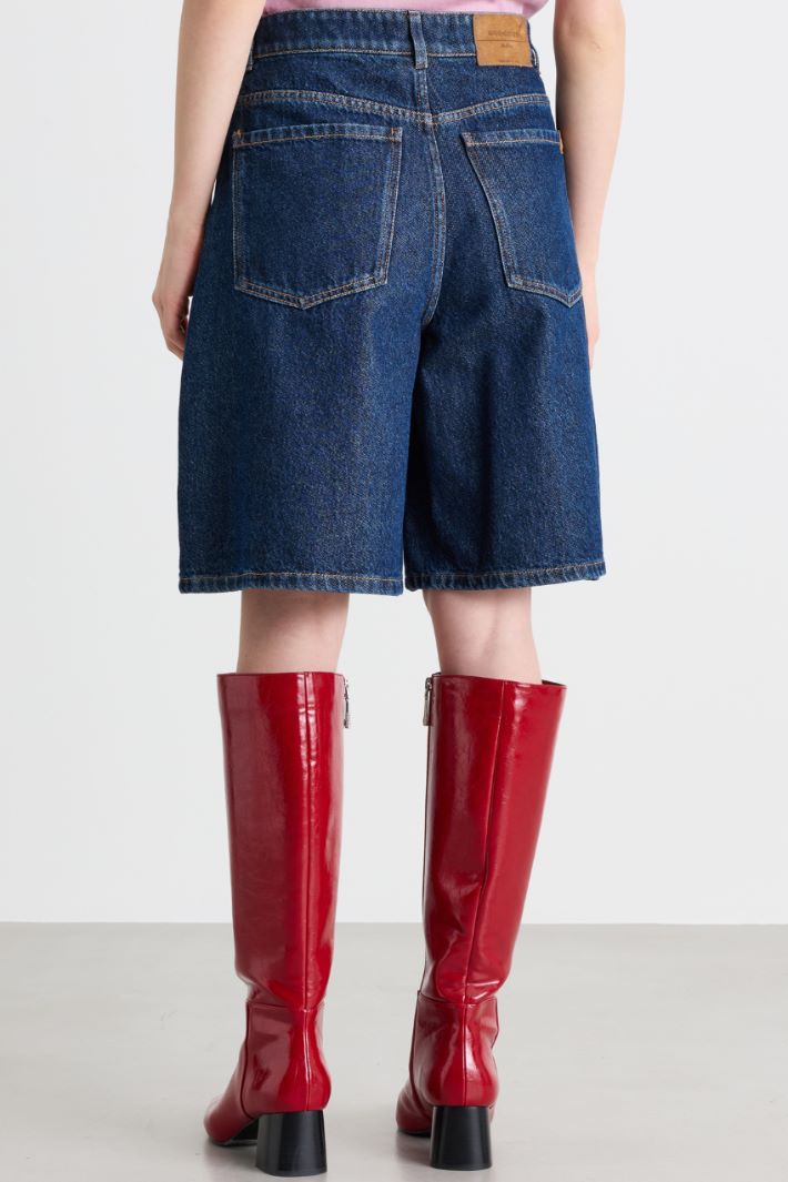 Jeans-Bermudas - BLAU - Intrend - 4