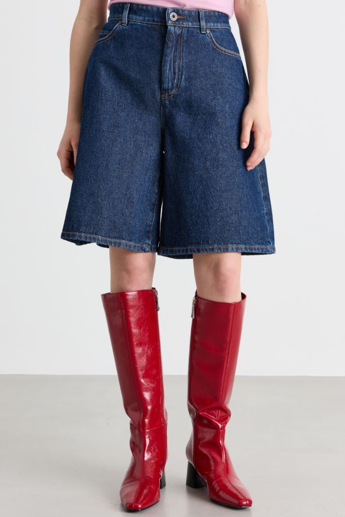 Jeans-Bermudas - BLAU - Intrend - 2