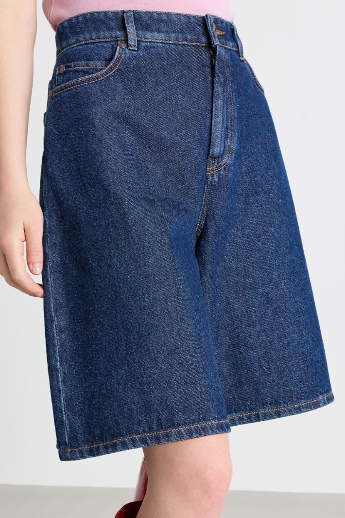 Jeans-Bermudas - BLAU - Intrend - 3