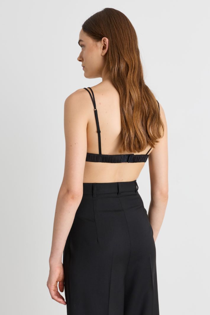 Reggiseno in raso stretch - NERO - Intrend - 2