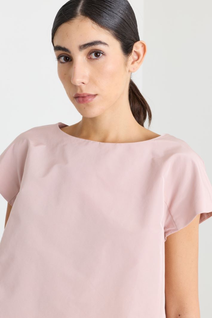 Top boxy in taffetà - ROSA - Intrend - 3
