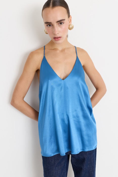 Stretch satin top - Intrend
