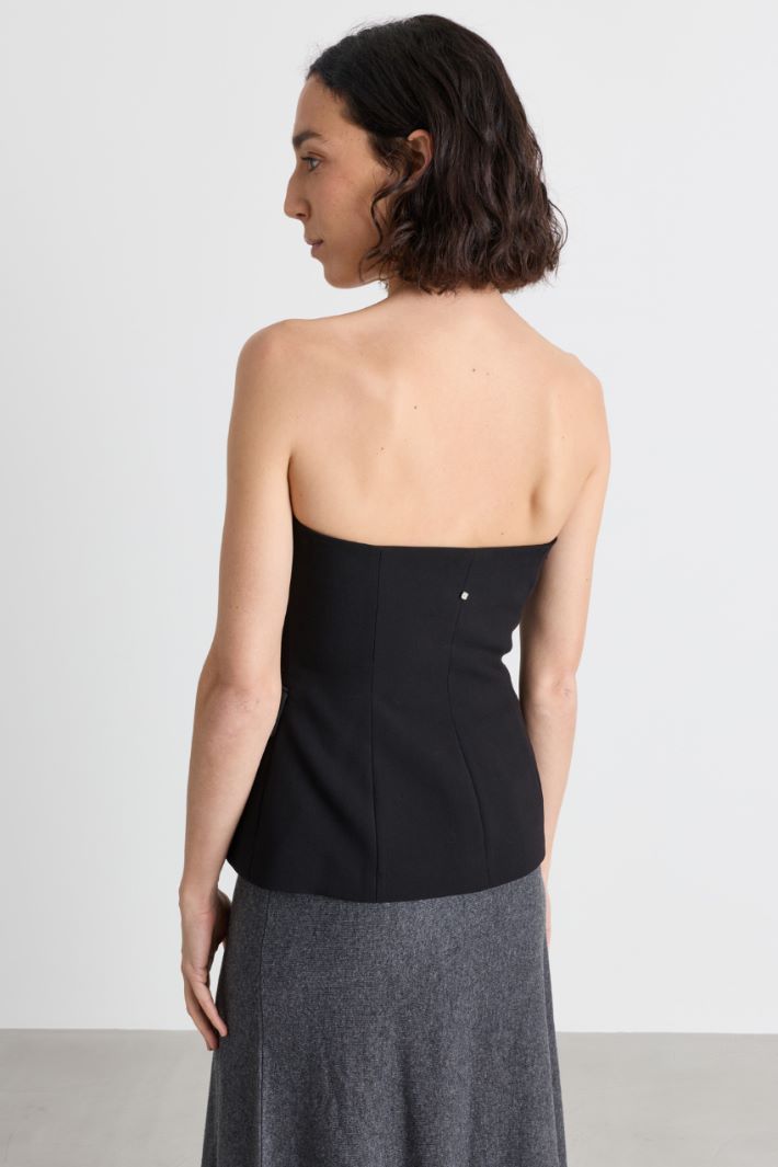 Top bustier stretch - NERO - Intrend - 4