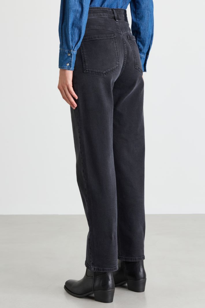 Jeans dritto - NERO - Intrend - 4