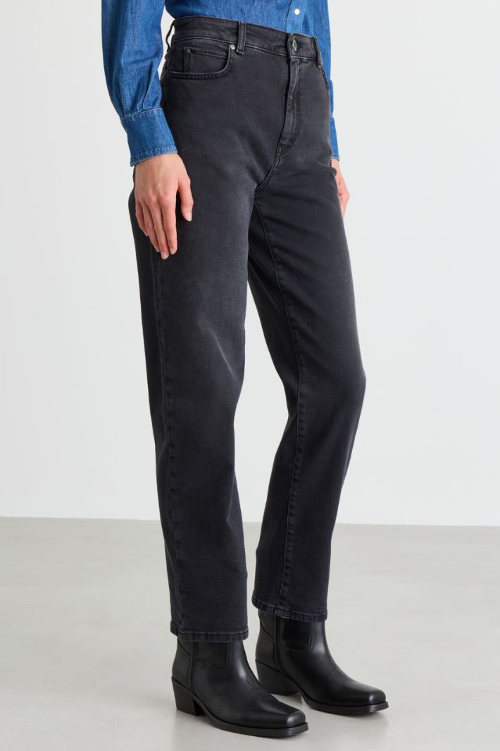 Jeans dritto - NERO - Intrend - 2