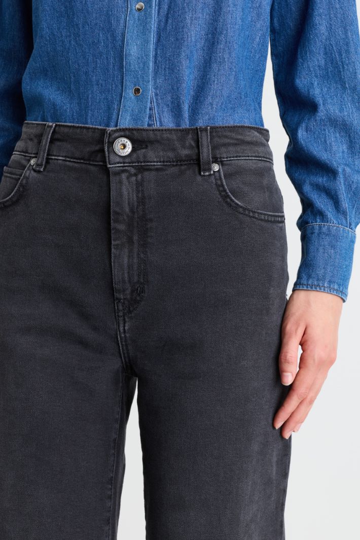 Jeans dritto - NERO - Intrend - 3