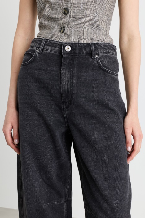 Jeans barrel leg