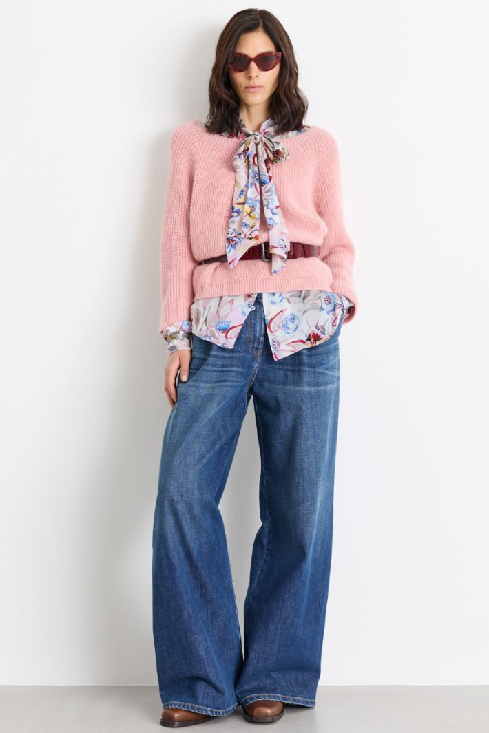 Jeans wide leg - BLU - Intrend