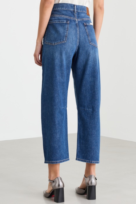 Jeans barrel leg