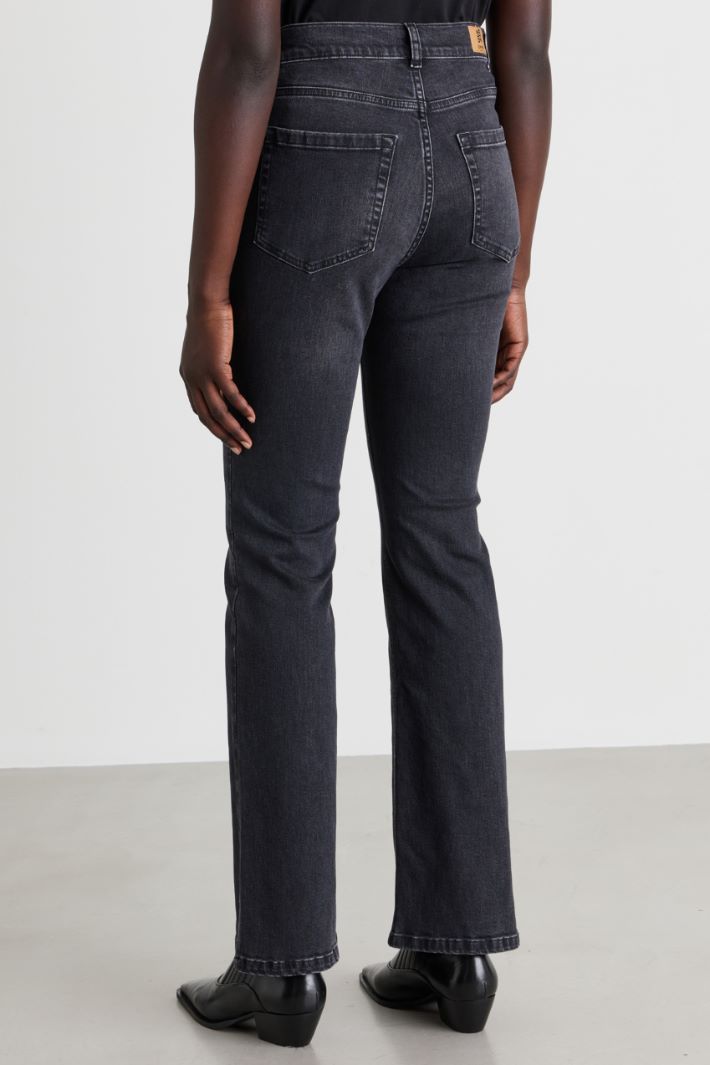 Flared jeans - BLACK - Intrend - 4