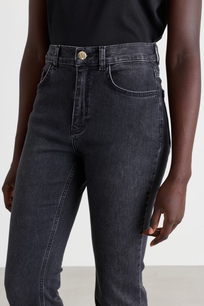Flared jeans - BLACK - Intrend - 3