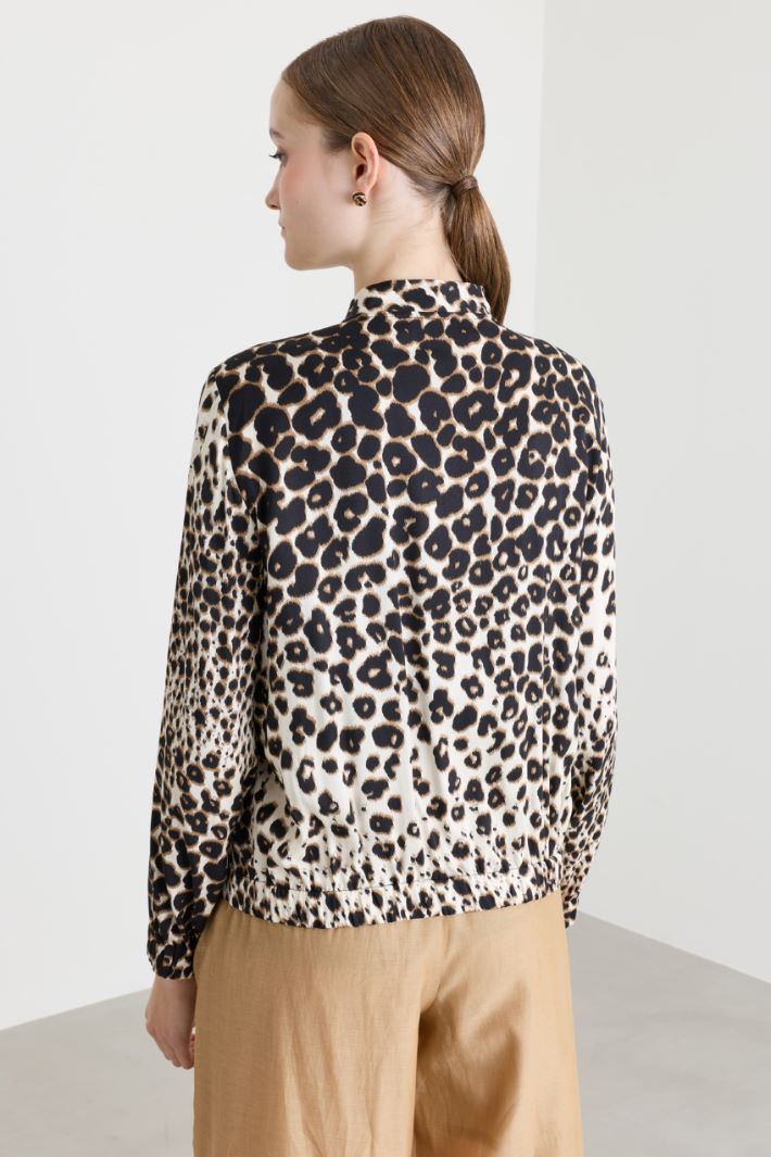 Bomber in twill stampato - ANIMALIER - Intrend - 4