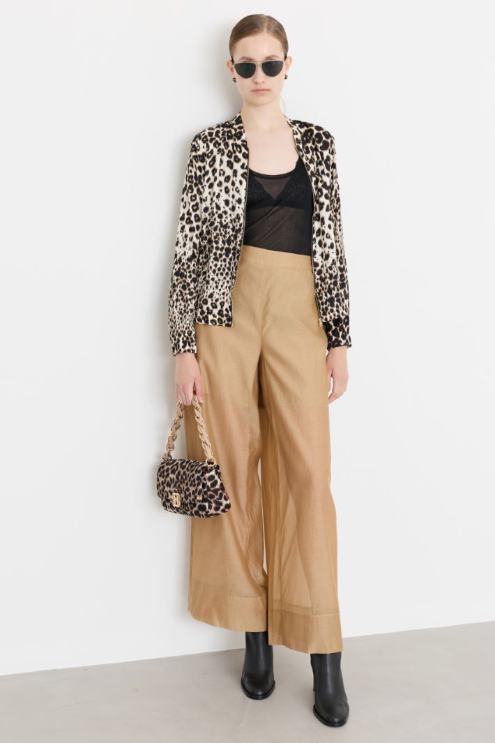 Bomber in twill stampato - ANIMALIER - Intrend