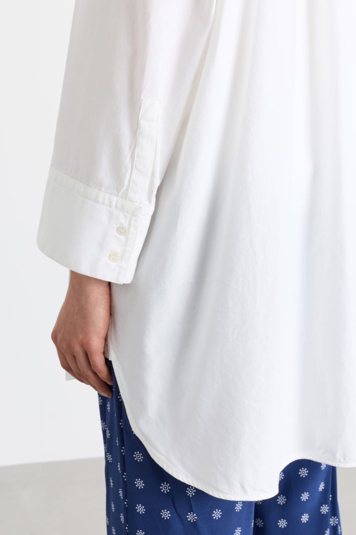Camicia over in Oxford - BIANCO - Intrend - 3