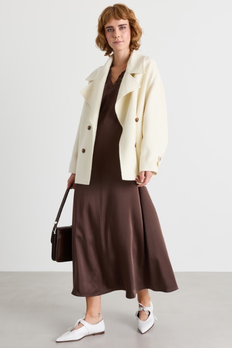 Long satin dress - Intrend