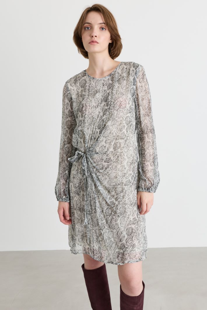 Side-bow dress - ANIMAL - Intrend - 2