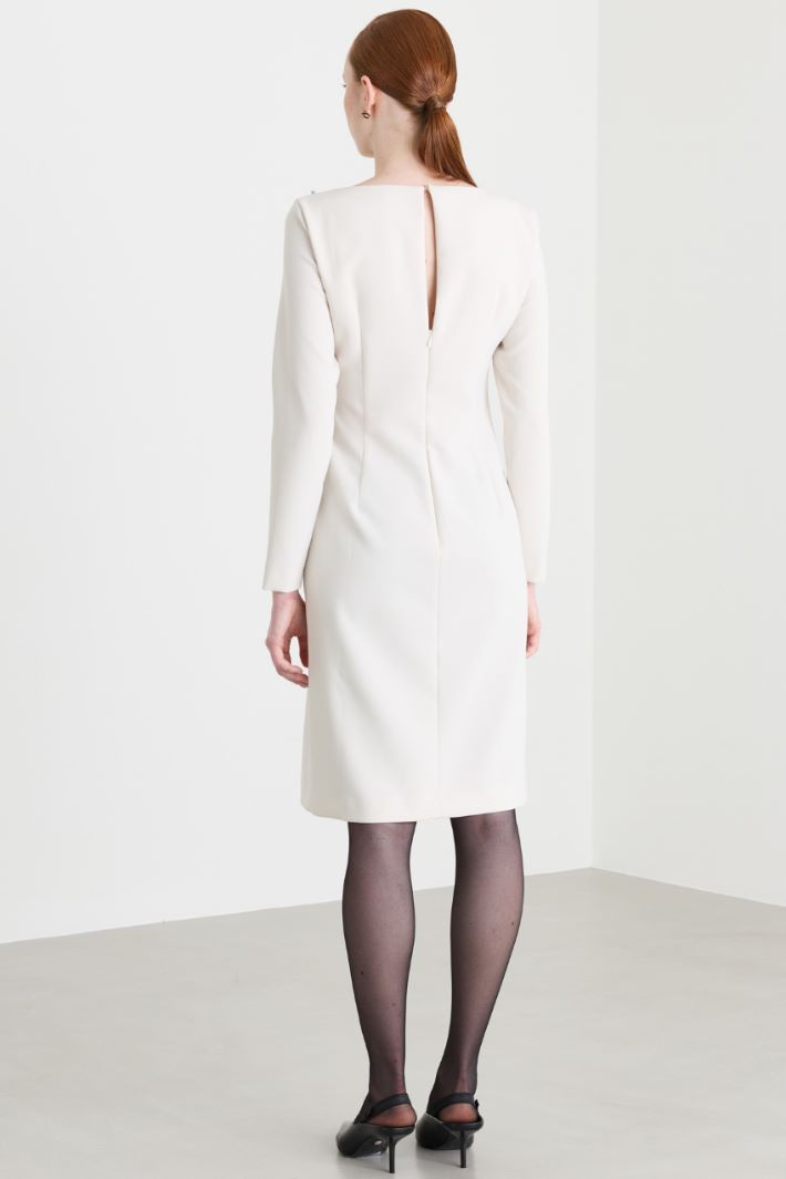 Side-knot dress - WHITE - Intrend - 4