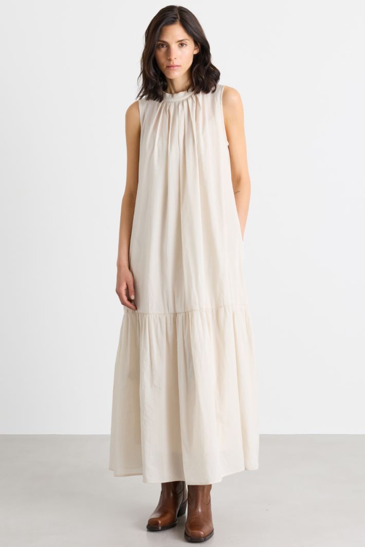 Canvas dress - IVORY - Intrend - 2