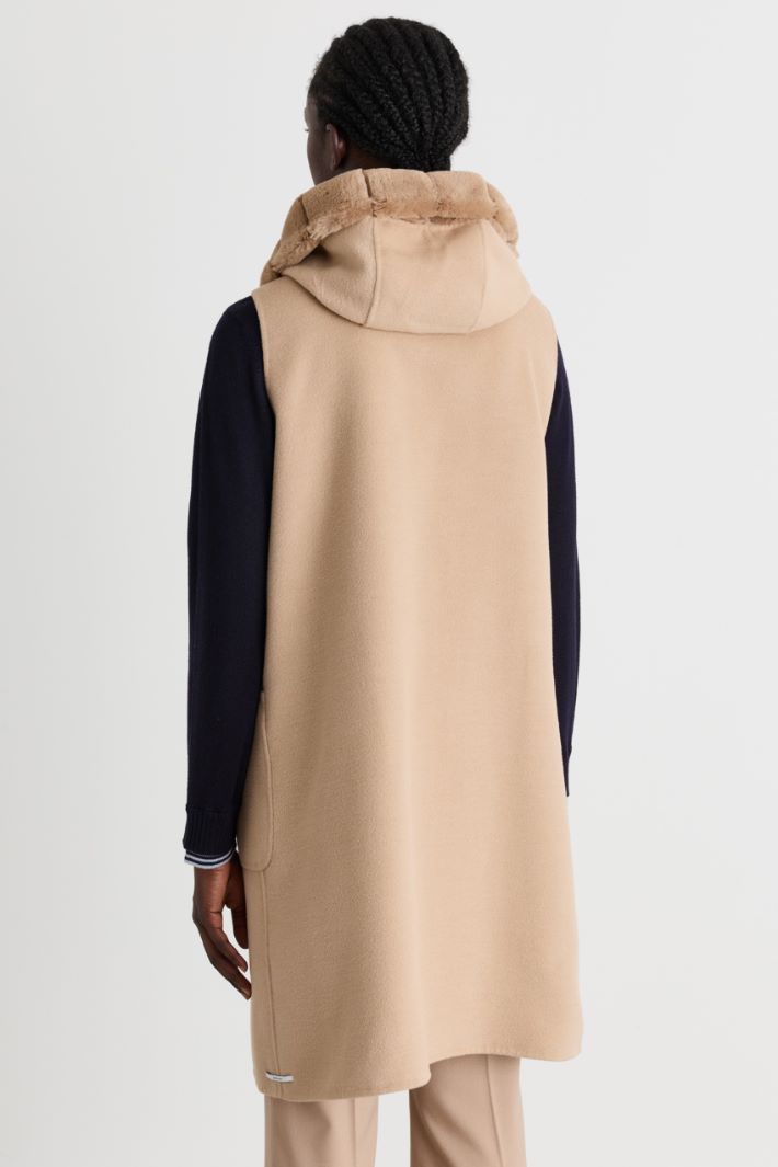 Belted Gilet - CAMEL - Intrend - 4