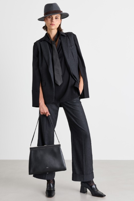 Blazer sin mangas de franela - Intrend