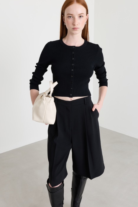 Cardigan ajusté à boutons - Intrend