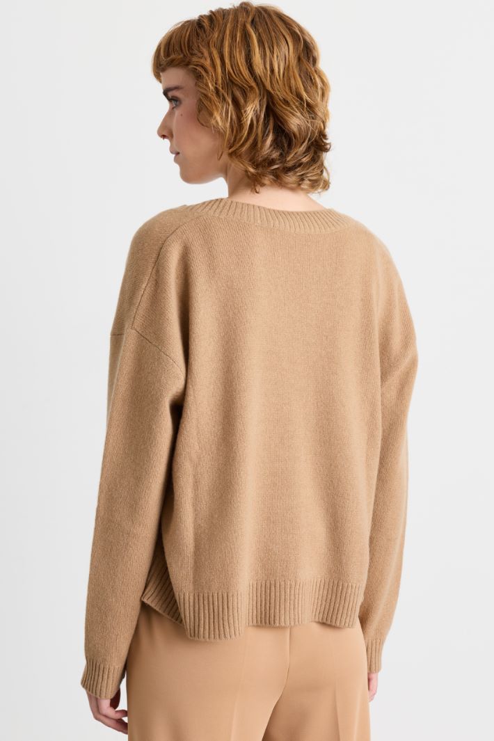 Cardigan en maille jersey - CHAMEAU - Intrend - 4