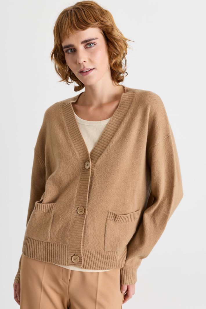 Cardigan en maille jersey - CHAMEAU - Intrend - 2