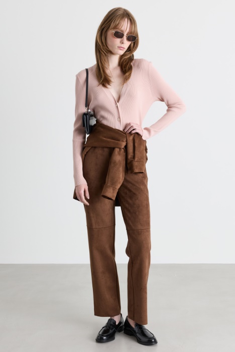 Cardigan mit V-Ausschnitt - Intrend