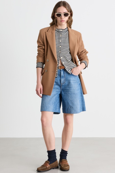 Cardigan aus Glattstrick - Intrend