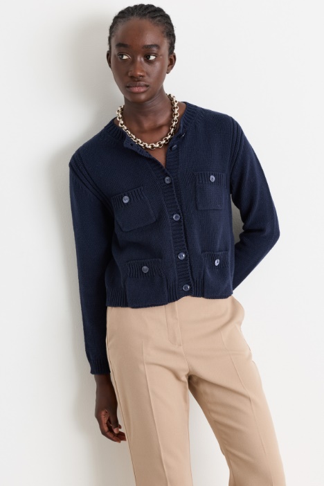 Cardigan with pockets - Intrend