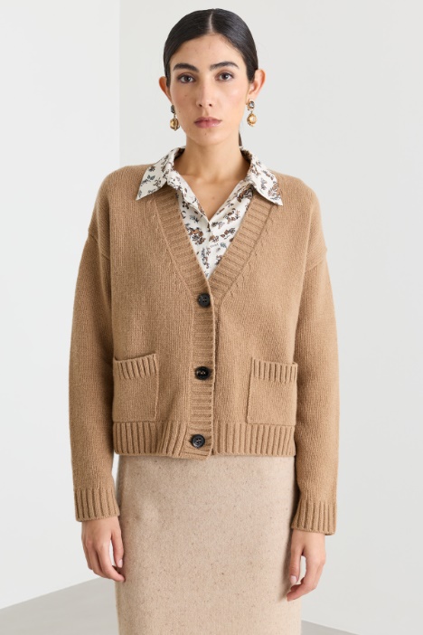 Cardigan with pockets - Intrend