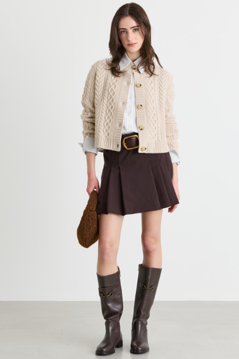 Zopfstrick-Cardigan - Intrend