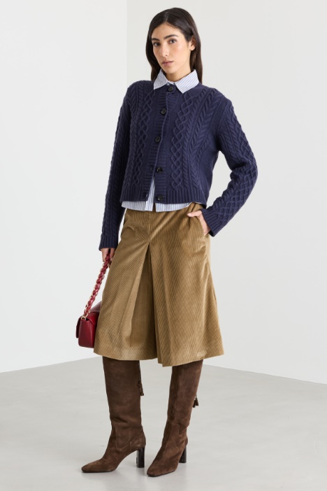 Zopfstrick-Cardigan - Intrend