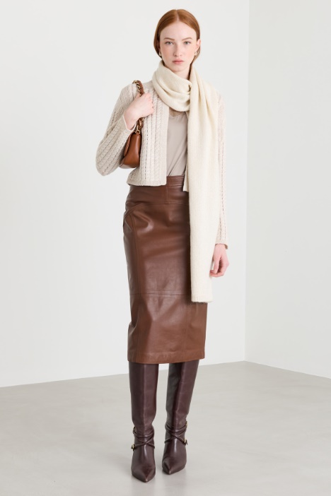 Cardigan mit geradem Schnitt und Mikropailletten - Intrend