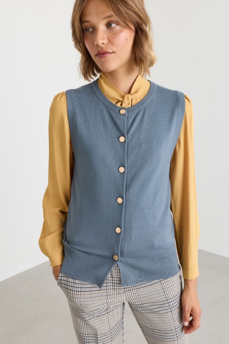 Gilet in maglia