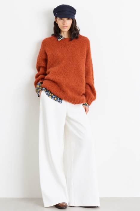 Jersey de alpaca con cuello redondo - Intrend